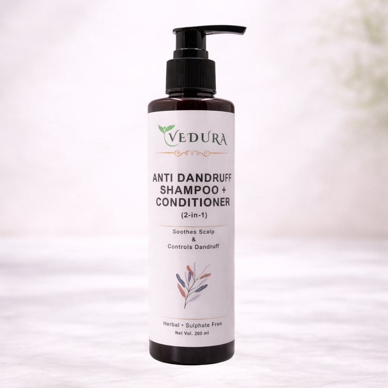 Anti-Dandruff Shampoo + Conditioner – Clean, Fresh & Flake-Free Scalp (200 ml)