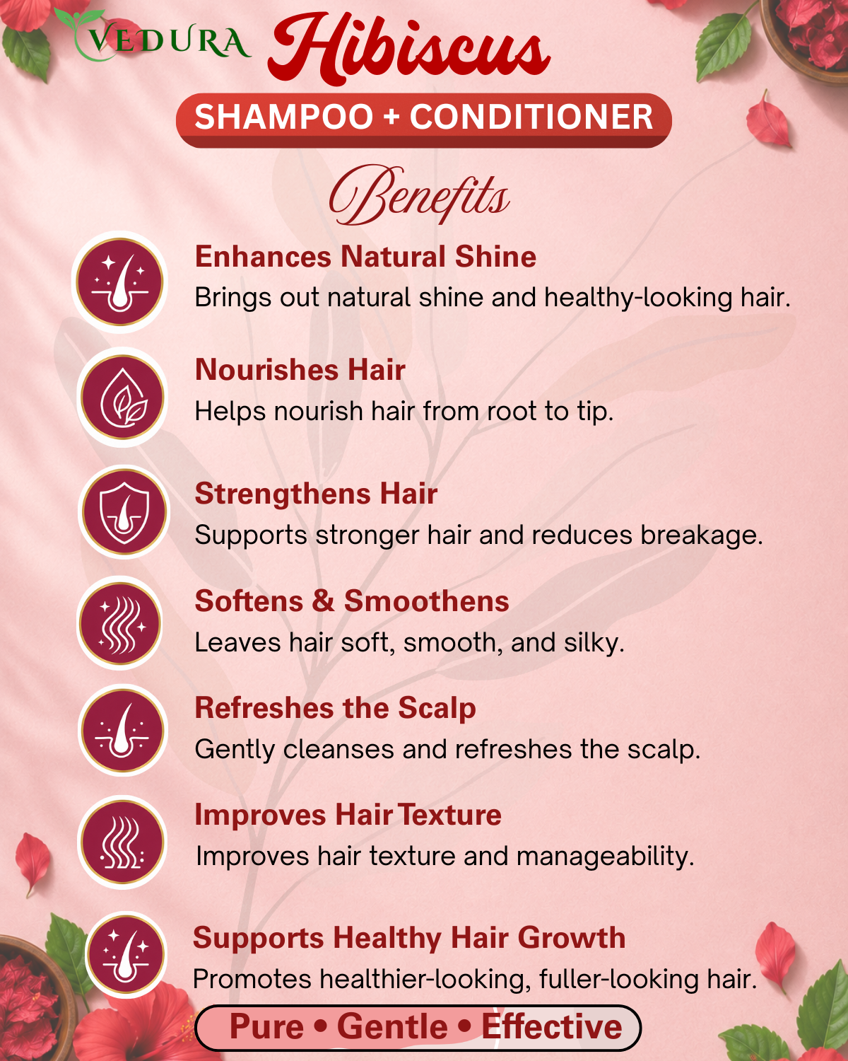 Hibiscus Shampoo + Conditioner