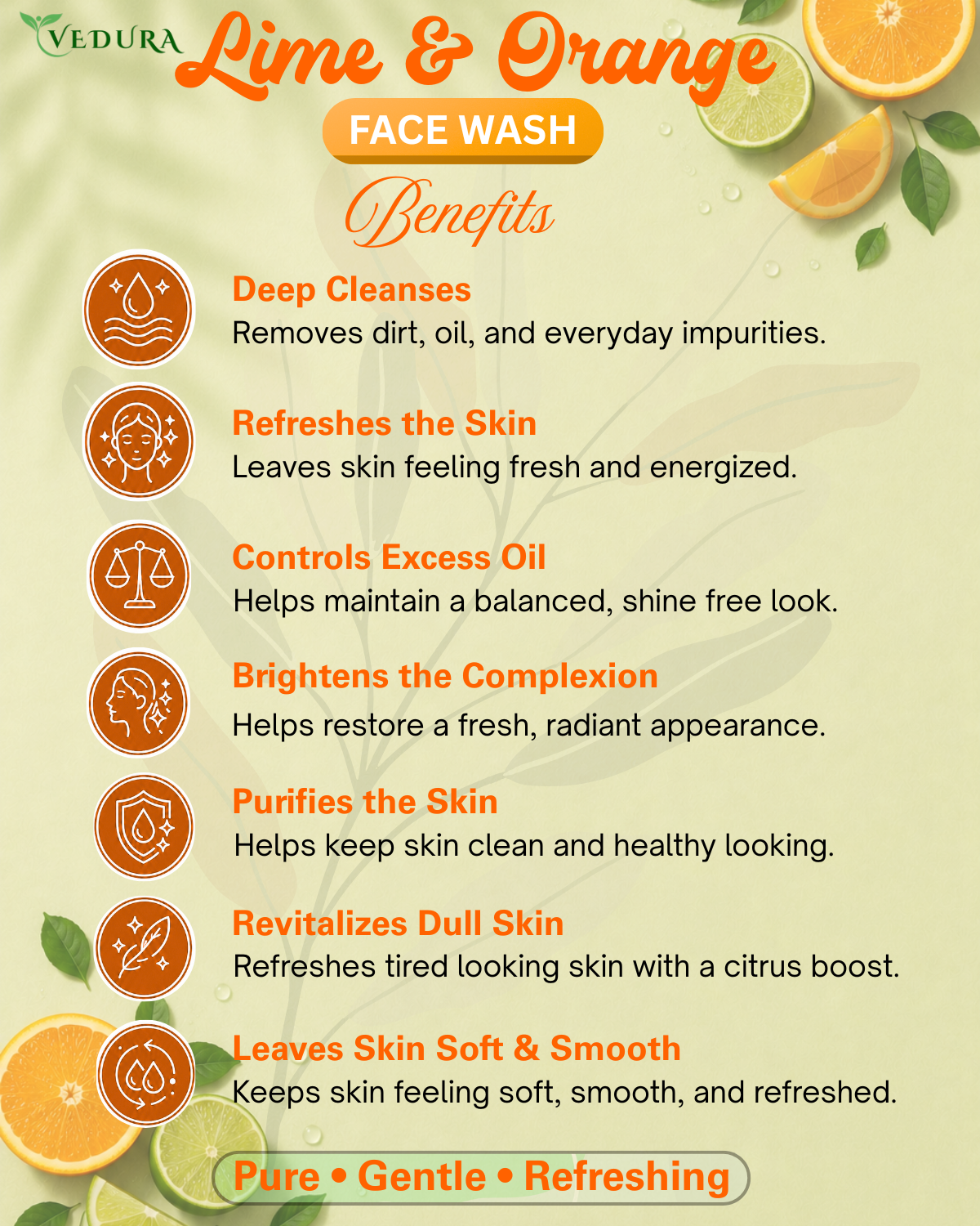Lime & Orange Face Wash