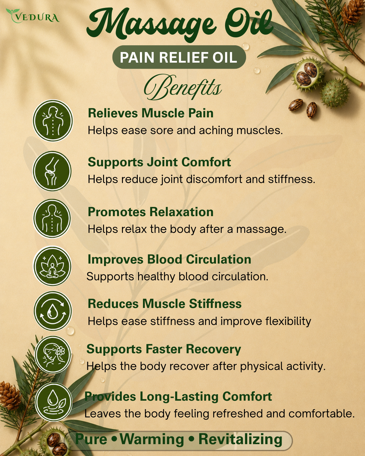 Pain Relief Massage Oil
