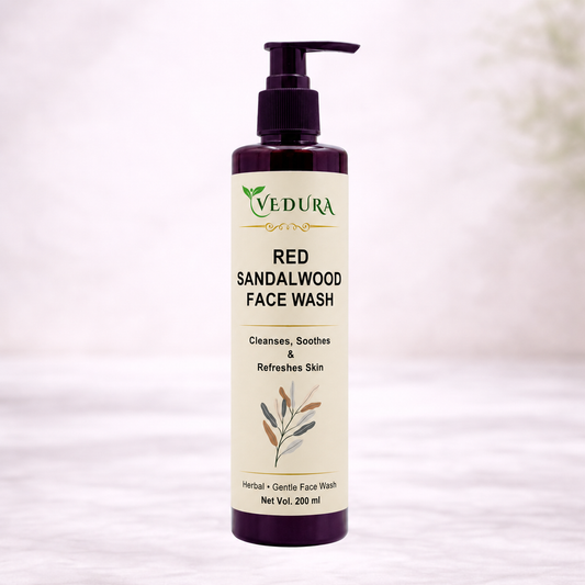 Red Sandalwood Face Wash – Gentle Cleansing & Clear Skin (200 ml)
