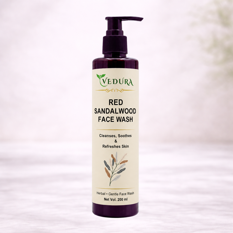 Red Sandalwood Face Wash – Gentle Cleansing & Clear Skin (200 ml)