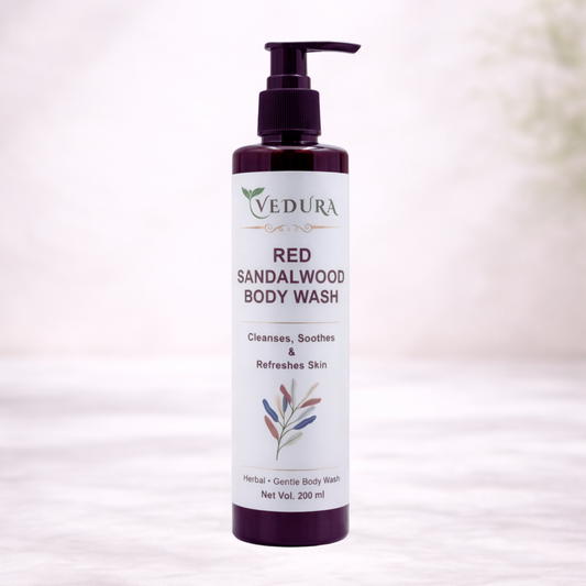 Red Sandalwood Body Wash – Gentle Cleansing & Soft Skin (200 ml)