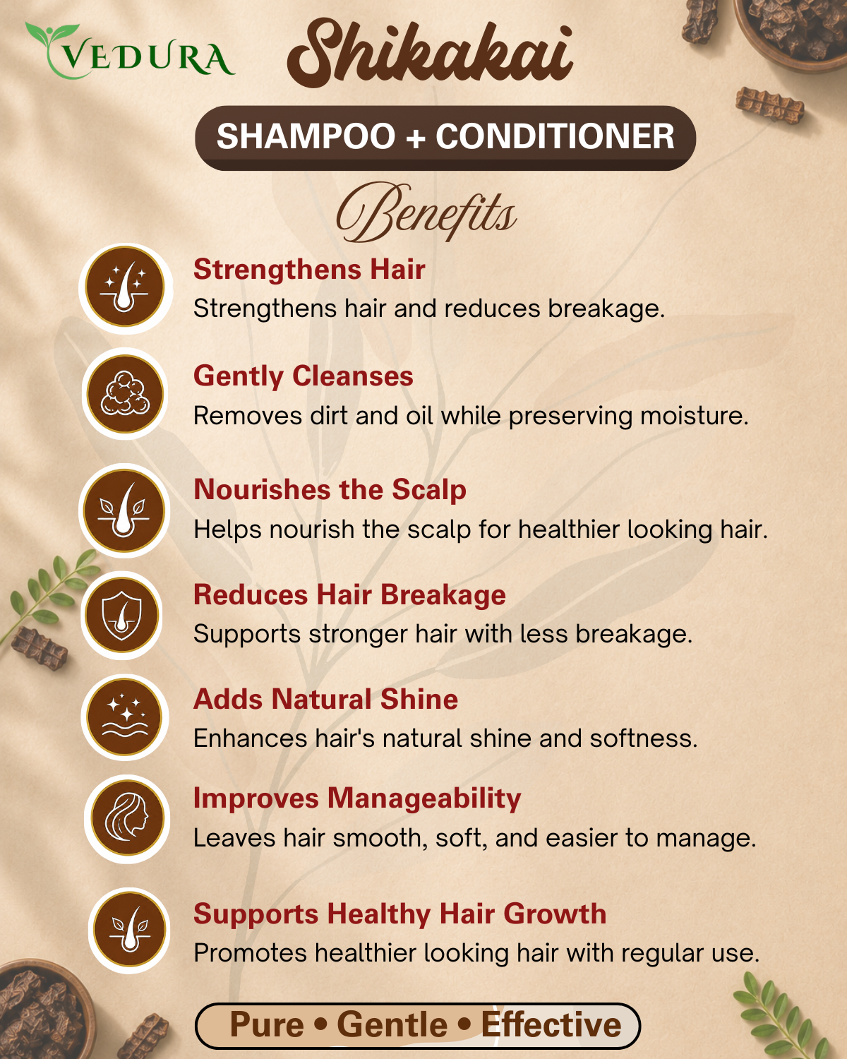 Shikakai Shampoo + Conditioner
