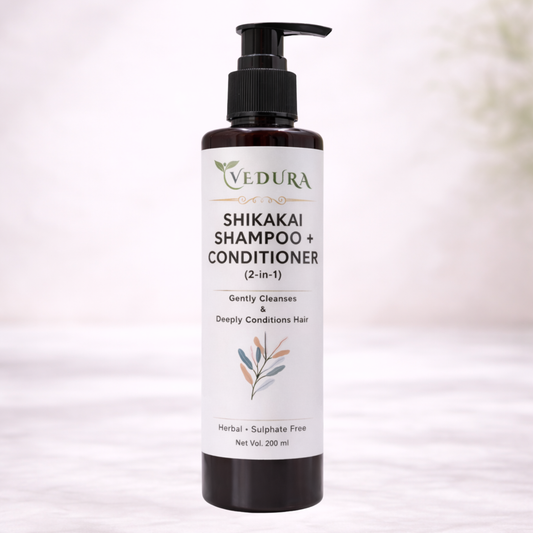 Shikakai Shampoo + Conditioner – Smooth & Healthy Hair (200 ml)