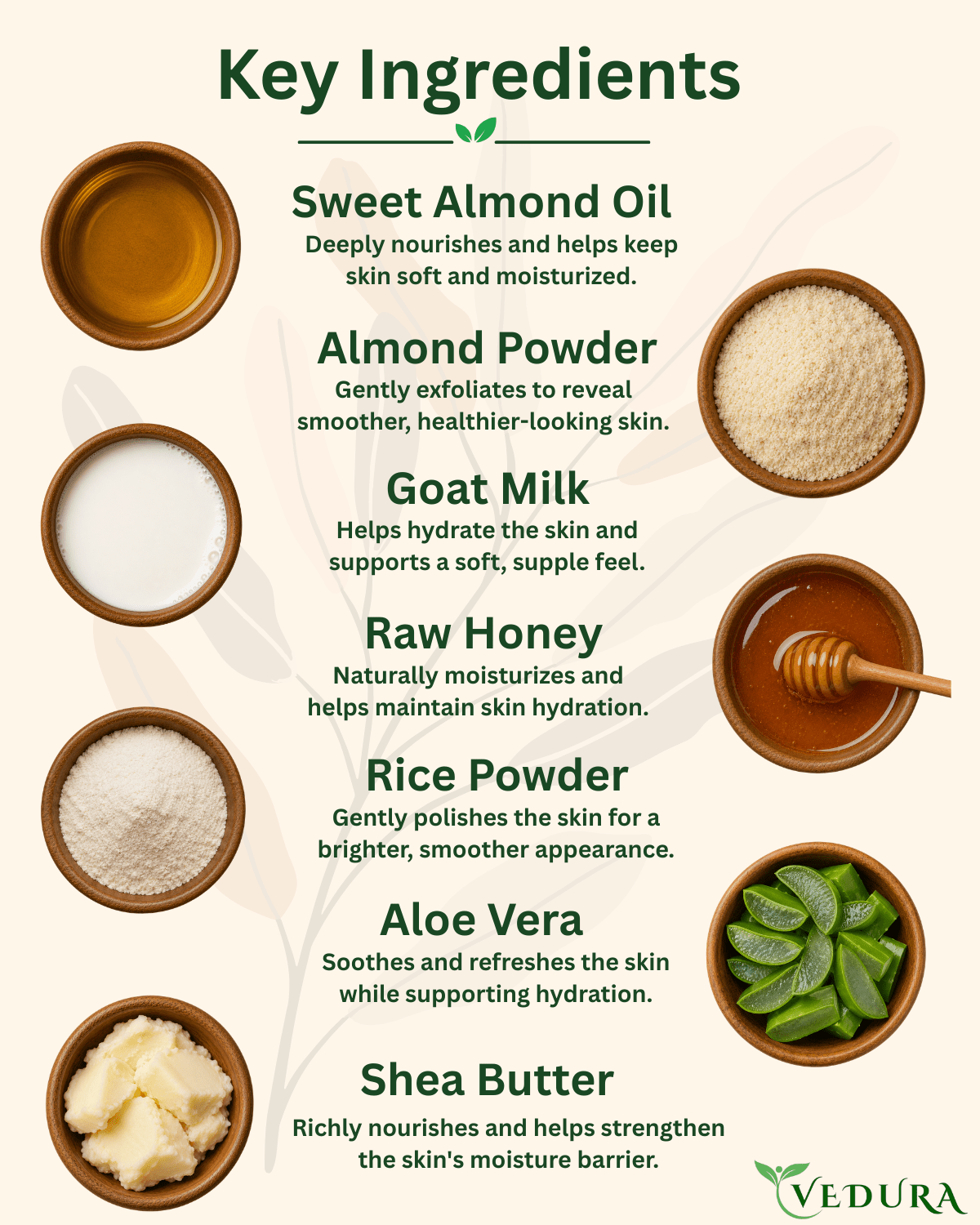 Almond Soap - Vedura