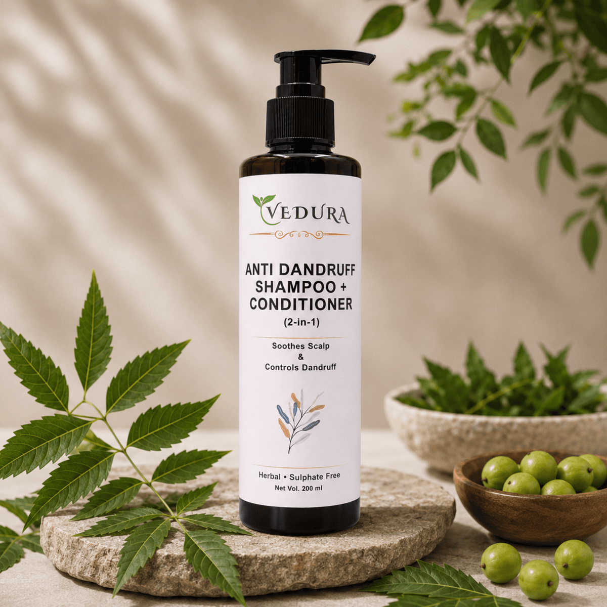 Anti-Dandruff Shampoo + Conditioner - Vedura