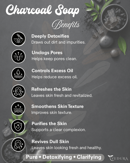 Charcoal Soap - Vedura