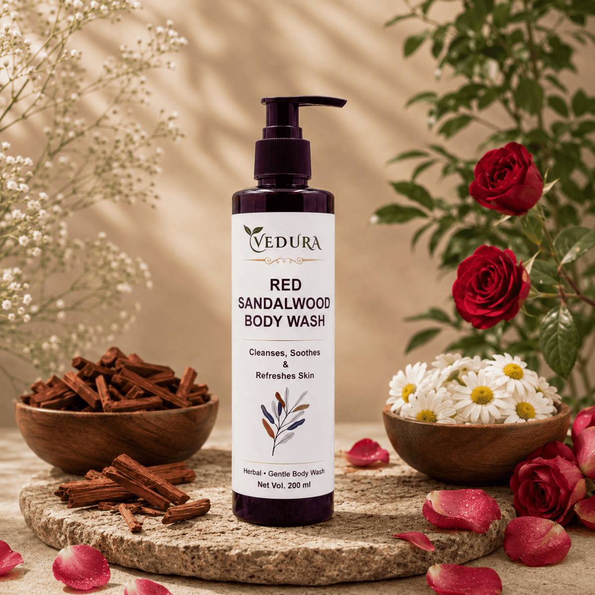 Red Sandalwood Body Wash - Vedura